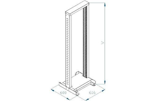 Obrázek TRITON 19" montážní rám 32U, jednodílný