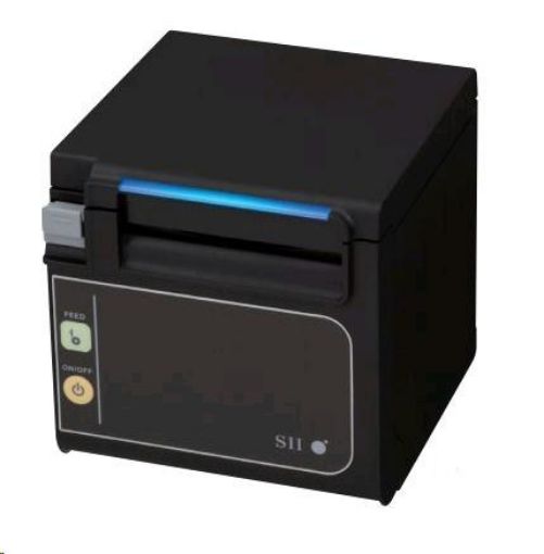 Obrázek Seiko pokladní tiskárna RP-E11, řezačka, Přední výstup, Ethernet, černá