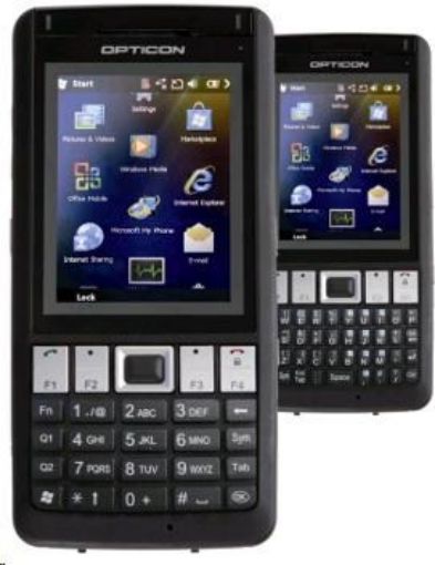 Obrázek Opticon H21 1D Odolné PDA s WM 6.5, Bluetooth+GSM/GPRS+WLAN, WM 6.5, numerická kl.