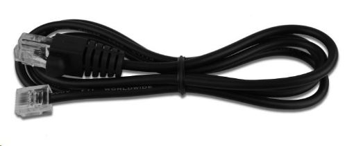 Obrázek Virtuos kabel 10P10C-6P6C-24V1 pro pokladní zásuvky, černý, 1,1m
