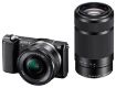 Obrázek SONY Alfa5000 fotoaparát, 20.4MPix + 16-50mm + 55-210mm - černý