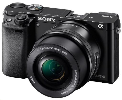 Obrázek SONY Alfa6000 fotoaparát, 24.3MPix + 16-50mm - černý