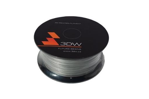 Obrázek 3DW ARMOR - ABS filament, průměr 1,75mm, 1kg, stříbrná