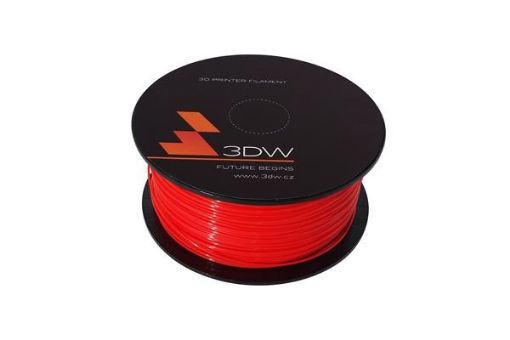 Obrázek 3DW ARMOR - PLA filament, průměr 1,75mm, 1kg, červená