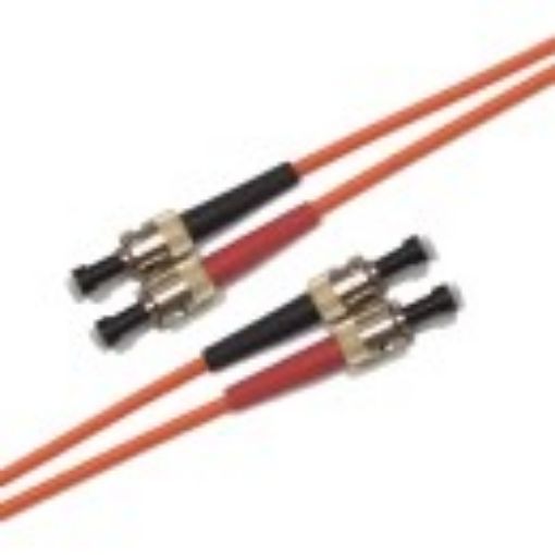 Obrázek Duplexní patch kabel MM 62,5/125 OM1, ST-ST, LS0H, 2m