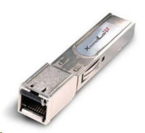 Obrázek SFP [miniGBIC] modul, 1000Base-T, RJ-45 konektor (Cisco, Dell, Planet kompatibilní)