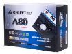 Obrázek CHIEFTEC zdroj A80 Series, CTG-750C, 750W, 12cm fan, Active PFC, Modular, Retail, 85+