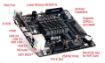 Obrázek GIGABYTE MB J1800N-D2H, Dual-core Celeron® J1800 SoC (2.41 GHz), Intel NM10, 2xDDR3, VGA, Mini-ITX