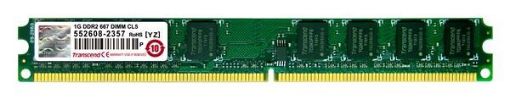 Obrázek DIMM DDR2 1GB 667MHz TRANSCEND JetRam™, 128Mx8 CL5