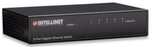 Obrázek Intellinet 5-Port Gigabit Ethernet Switch, kovový