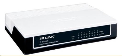 Obrázek TP-Link switch TL-SG1008D (8xGbE, fanless)