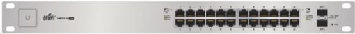 Obrázek UBNT UniFi Switch US-24-250W [24xGigabit, 250W PoE+ 802.3at/af, pasivní PoE 24V, 2xSFP slot, non-blocking 26Gbps]