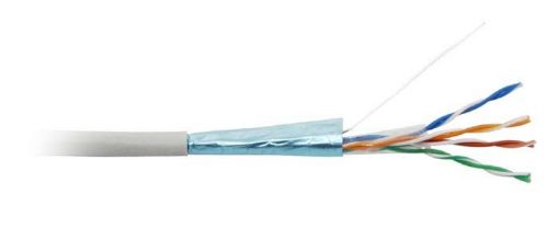Obrázek FTP kabel LYNX, Cat5E, drát, PVC, Dca, šedý, 305m