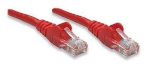 Obrázek Intellinet Patch kabel Cat5e UTP 3m červený