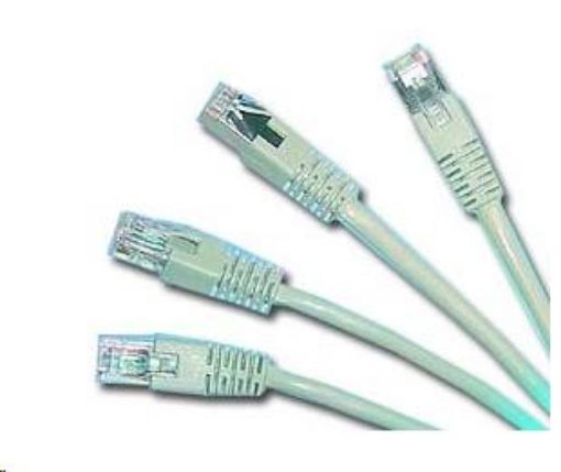 Obrázek GEMBIRD kabel patchcord Cat5e stíněný FTP 1m, šedý