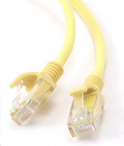 Obrázek GEMBIRD kabel patchcord Cat5e UTP 2m, žlutý