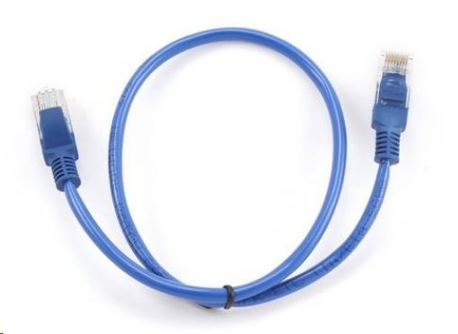 Obrázek GEMBIRD kabel patchcord Cat5e UTP 5m, modrý