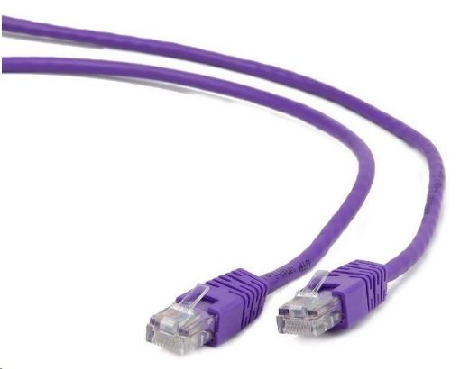 Obrázek GEMBIRD kabel patchcord Cat5e UTP 2m, fialový