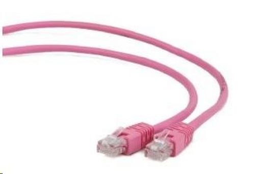 Obrázek GEMBIRD kabel patchcord CAT6 stíněný FTP 0,25m, růžový