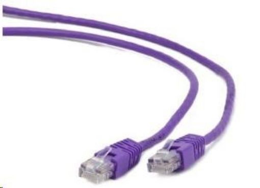 Obrázek GEMBIRD kabel patchcord CAT6 stíněný FTP 0,25m, fialový