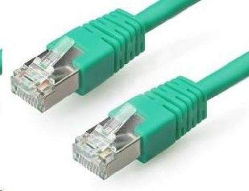 Obrázek GEMBIRD kabel patchcord CAT6 stíněný FTP 1m, zelený