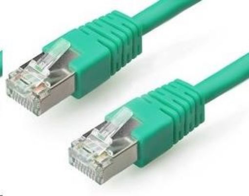 Obrázek GEMBIRD kabel patchcord CAT6 stíněný FTP 2m, zelený