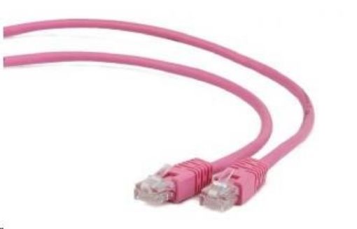 Obrázek GEMBIRD kabel patchcord CAT6 stíněný FTP 3m,růžový