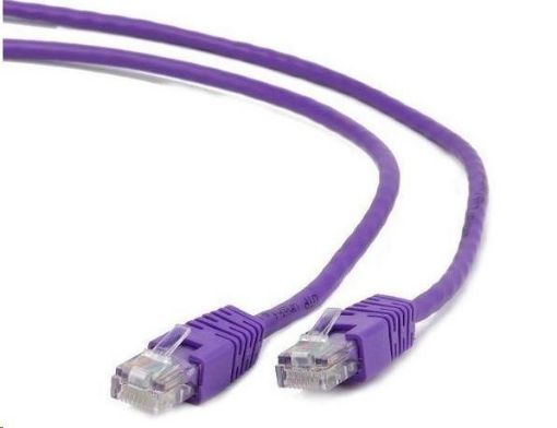 Obrázek GEMBIRD kabel patchcord CAT6 stíněný FTP 5m, fialový