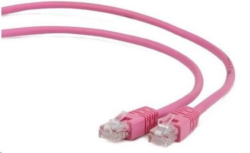 Obrázek GEMBIRD kabel patchcord CAT6 stíněný FTP 5m, růžový