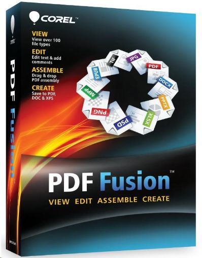 Obrázek Corel PDF Fusion 1 Lic ML (1-10) ESD English/German