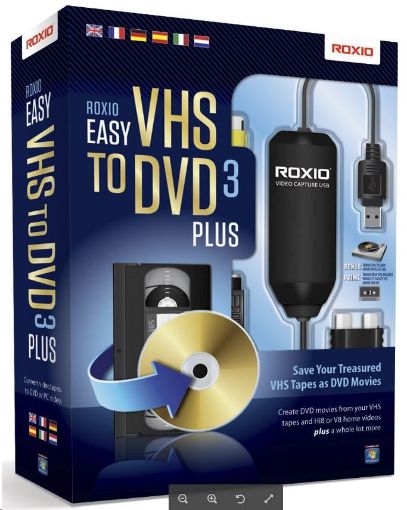 Obrázek Easy VHS to DVD 3 BOX - jazyk EN/FR/DE/ES/IT/NL
