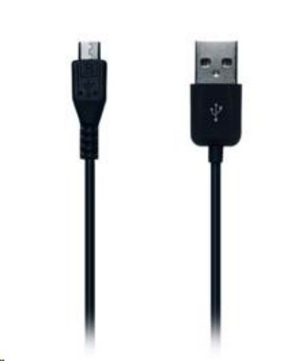 Obrázek CONNECT IT Wirez kabel HQ microUSB - USB, černý, 2m