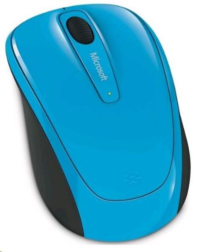 Obrázek Microsoft myš L2 Wireless Mobile Mouse 3500 Mac/Win USB Cyan Blue