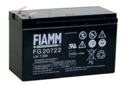 Obrázek Baterie - Fiamm FG20722 (12V/7,2Ah - Faston 250), životnost 5let