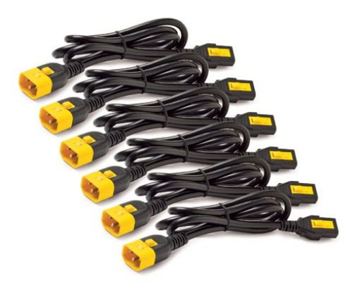 Obrázek APC Power Cord Kit (6 ks), Locking, C13 to C14, 0.6m