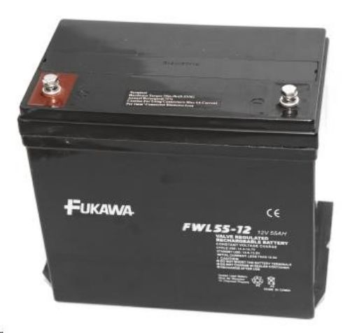 Obrázek Baterie - FUKAWA FWL 55-12 (12V/55 Ah - M6), životnost 10let