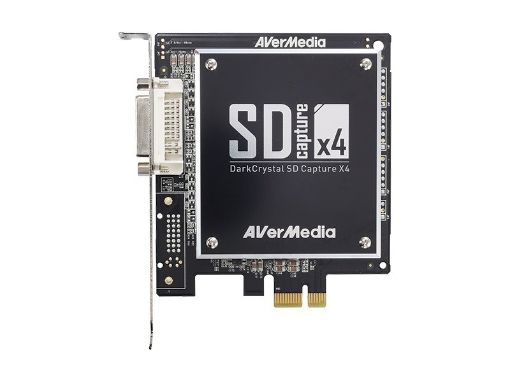 Obrázek AVERMEDIA DarkCrystal SD Capture x4 (C968) PCI-E, nahrávací/střihová karta, SDK kit
