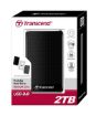 Obrázek TRANSCEND externí HDD USB 3.1 StoreJet 25A3, 2TB, Black (nárazuvzdorný, 256-bit AES)