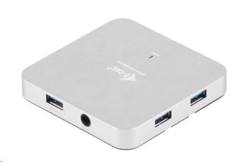 Obrázek iTec USB 3.0 Hub 4-Port Metal s napájecím adaptérem