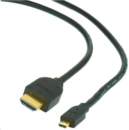 Obrázek GEMBIRD Kabel HDMI - HDMI Micro 4,5m (v1.3, M/M, stíněný, zlacené kontakty)