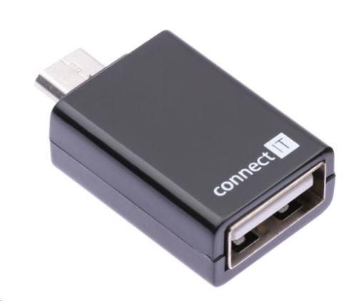 Obrázek CONNECT IT Redukce USB 2.0 A - Micro B OTG (F/M, On The Go kompatibilní)