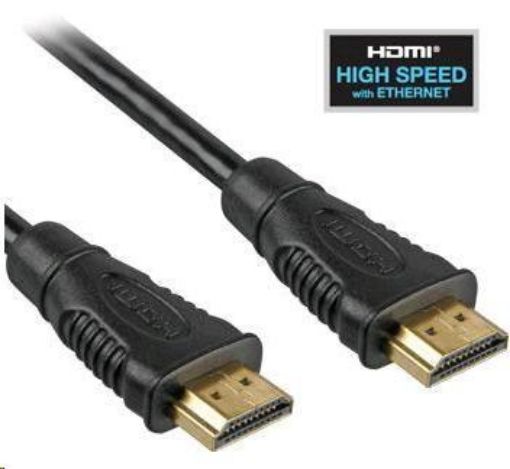 Obrázek PREMIUMCORD Kabel HDMI 20m High Speed + Ethernet (v1.4), zlacené konektory