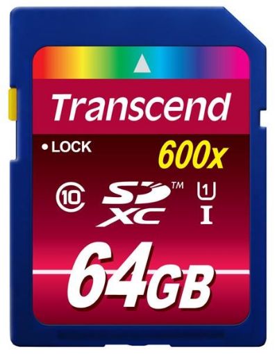 Obrázek TRANSCEND SDXC karta 64GB Ultimate, Class 10 UHS-I 600x