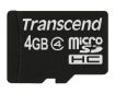 Obrázek TRANSCEND MicroSDHC karta 4GB Class 4, bez adaptéru
