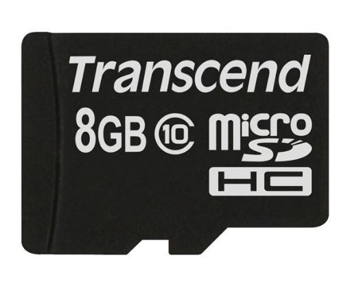 Obrázek TRANSCEND MicroSDHC karta 8GB Class 10 8GB, bez adaptéru