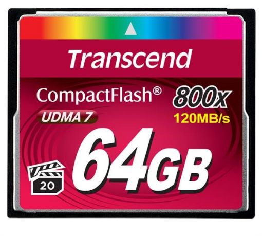 Obrázek TRANSCEND Compact Flash Card (800x) 64GB (Premium)