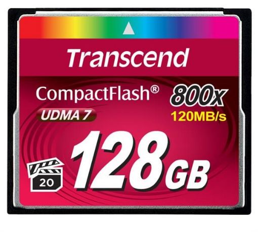 Obrázek TRANSCEND Compact Flash Card (800x) 128GB (Premium)