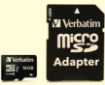 Obrázek VERBATIM MicroSDHC karta 16GB Premium, U1 + SD adaptér