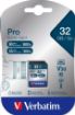 Obrázek VERBATIM SDHC karta 32GB Pro, U3, V30