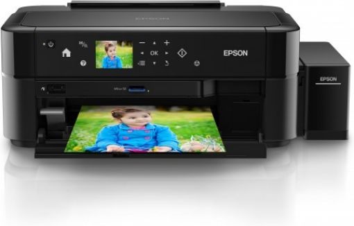 Obrázek EPSON tiskárna ink L810, CIS, A4, 38ppm, 6ink, USB, TANK SYSTEM, DISPLAY, Borderless print, CD/DVD print
